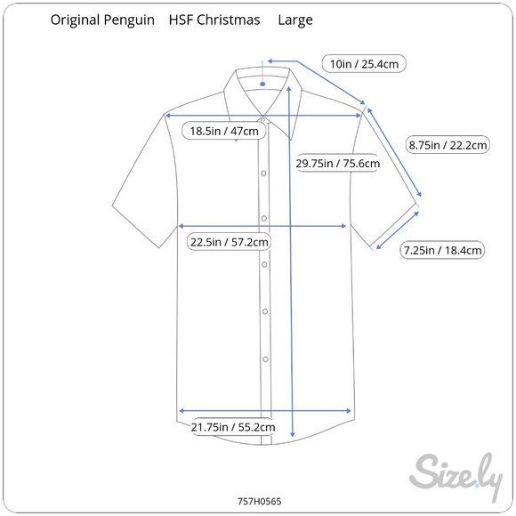 . Original Penguin Heritage Slim Fit Christmas Shirt - Picture 9 of 9